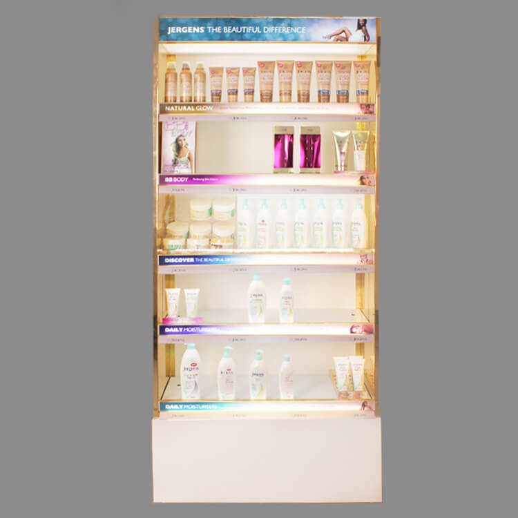 護膚產品零售POP展示架的8個案例